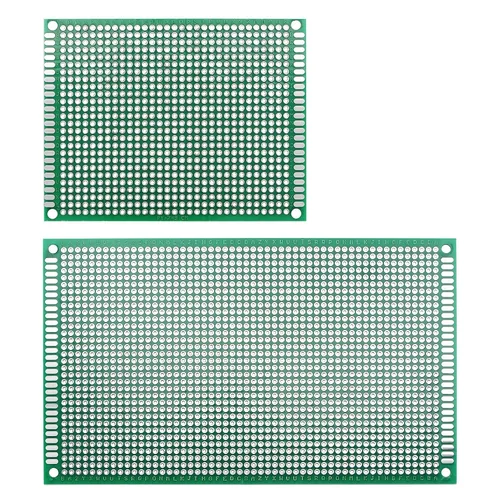 Vista 4 de uxcell Kit de placas de circuito impreso de placa PCB de doble cara (2 tamaños - 7 x 9 x 15) placa de prototipos para soldadura de bricolaje