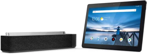 Vista 2 de Lenovo Smart Tab M10 HD Tablet Android de 10.1 pulgadas de 16 GB con base de carga habilitada para Alexa incluida, Android Pie, ZA510007US, negro
