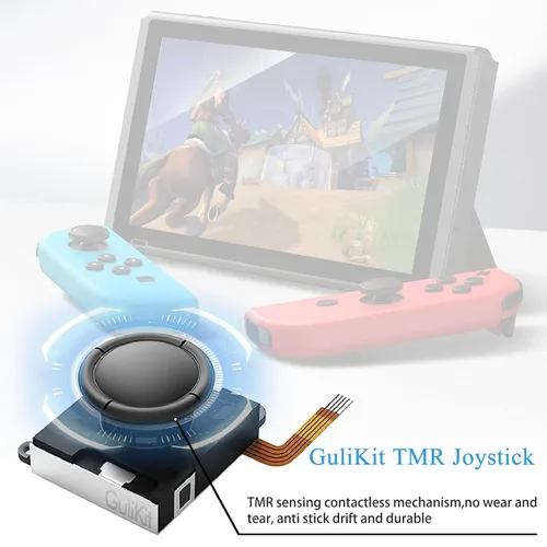 Vista 3 de GuliKit Switch JoyCon Joystick Replacement, TMR Joystick, Updated Anti-Drift TMR Electromagnetic Joystick For Switch LCDOLED Joy Con & Switch Lite
