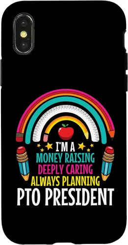 Vista 4 de iPhone 15 Parent Teacher Organization PTO President Appreciaton PTO Case