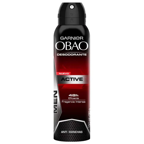 Vista 2 de Obao Desodorante activo para hombre en espray 5.1 fl oz - Desodorante Activo Aerosol para hombre (paquete de 1)