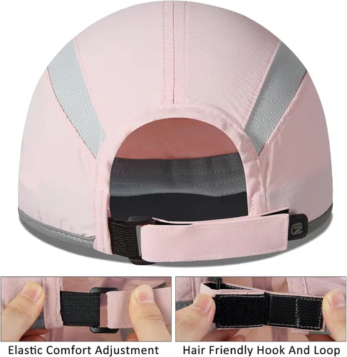 Vista 3 de GADIEMKENSD Sombrero reflectante plegable para exteriores, diseño sin estructura, protección solar UPF 50+, sombreros deportivos para mujeres
