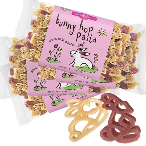 Vista 17 de Pastabilities Pasta con forma divertida para niños, pasta Let's Go Crabin', tema de animales de cangrejo, estrellas de mar y sol, pasta de trigo