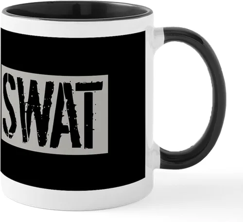 Vista 18 de CafePress Taza de café de cerámica de 11 oz (11.0 fl oz) de Police Mom