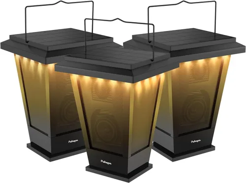 Vista 8 de pohopa - Altavoces solares Bluetooth para exteriores, emparejamiento de múltiples altavoces, impermeables