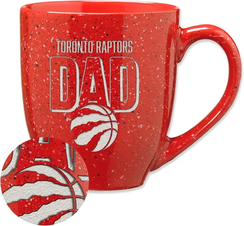 Vista 77 de Rico Industries NBA 16 oz Team Color Laser Engraved Speckled Ceramic Coffee Mug 3-Color del