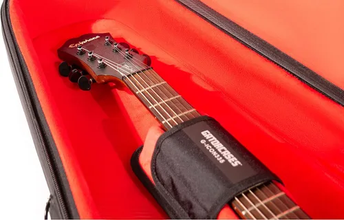 Vista 15 de Gator Cases ICON Series Premium - Bolsa de concierto resistente a la intemperie para guitarras de estilo semihueco; con tiradores de cremallera