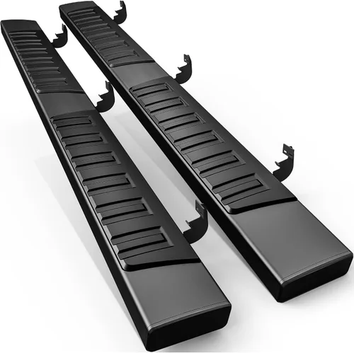 Vista 12 de Estribos de 6 pulgadas compatibles con Dodge Ram 1500 Quad Cab/Extended Cab 2009-2018, Dodge Ram 1500 Classic 2019-2024, barras Nerf de caída