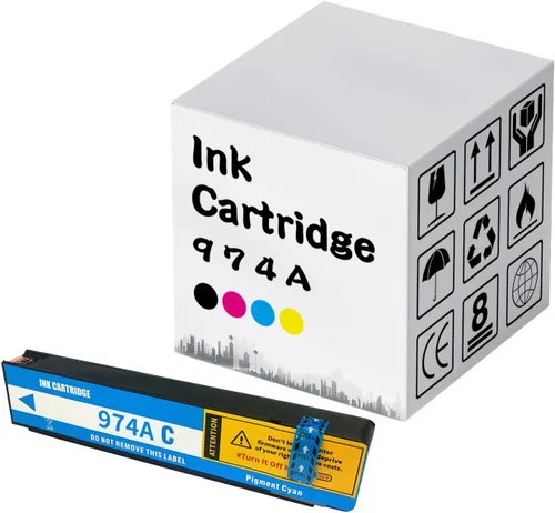 Vista 11 de Cartuchos de tinta 974A remanufacturados de alto rendimiento 974A para cartuchos de tinta 974A para impresoras HP PageWide X352DW X377DW X452DW Negro