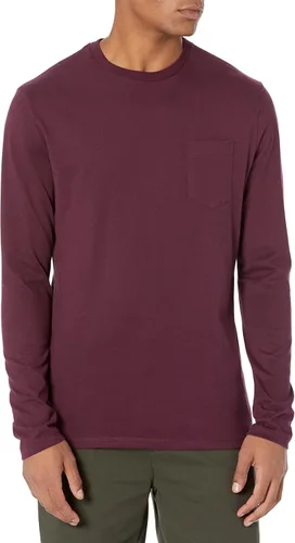 Vista 7 de Amazon Essentials - Camisa de manga larga con corte entallado para hombre, estilos con bolsillo y sin bolsillo Negro