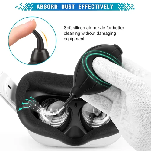 Vista 3 de Oculus Quest 2 Lens Cleaning Kit Gift ,For Cleaning Quest 2 LensQuest 2 HeadsetQuest 2 CaseAnd Other Oculus Quest 2 Accessories.Suitable For