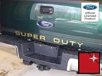 Vista 12 de 2008-2016 Insertos de letras para portón trasero (calcomanías delgadas) de reemplazo para Ford F250 F350 F450 Super Duty (2008-2016) Bandera