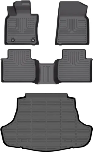 Vista 77 de HAFIDI® Juego de alfombrillas y forro de carga para Kia EV9 2024 2025 2026 (no apto para sillas de relajación), protección para todo tipo de clima