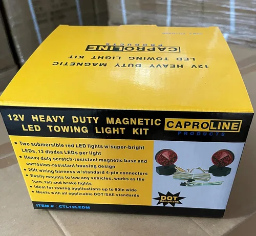 Vista 2 de ProlinePI - Kit de luz magnética LED de 12 V para remolque, remolque, caravana, remolque, coche, barco, camión para remolque RV Dolly Tail