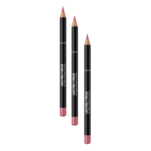 Vista 21 de Rimmel Delineador de labios de acabado duradero, Brownie Pie 8HR Wear Paquete de 2 Pastel de brownie