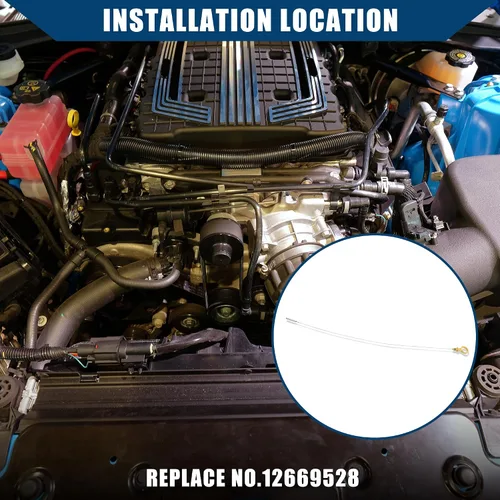 Vista 2 de 12669528 Varilla de medición de aceite de motor para Chevrolet Para Chevrolet Caprice 2011-2017, varilla de nivel de aceite, duradera, metal, tono