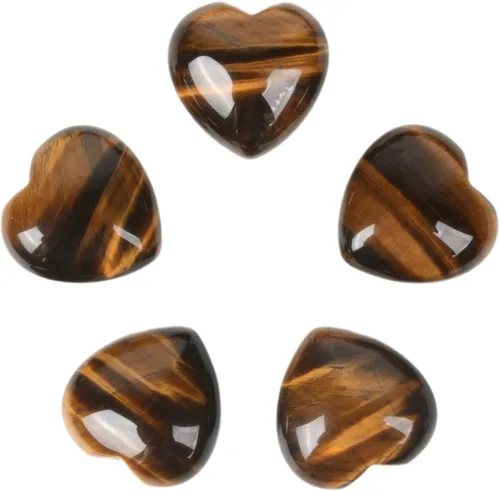 Vista 21 de Juego de piedras de amor de corazón de cuarzo rosa de cristal curativo natural, piedras preciosas pulidas para el pulgar de la palma de bolsillo