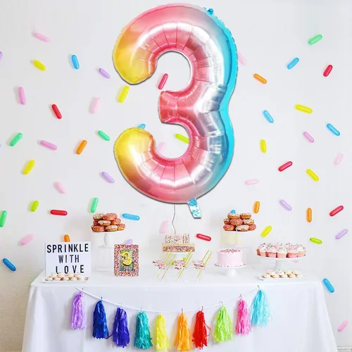 Vista 363 de KatchOn Globo negro del número 1 de 40 pulgadas, globo de feliz cumpleaños Large Mylar Number One Balloon for 1st Birthday Decorations, Foil