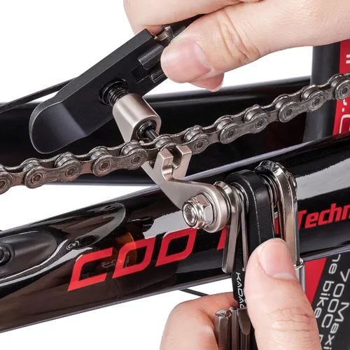 Vista 6 de Herramienta multiherramienta para bicicleta - Herramienta de cadena de bicicleta/Torx/Hex/Destornillador - Kit multiherramienta de bicicleta