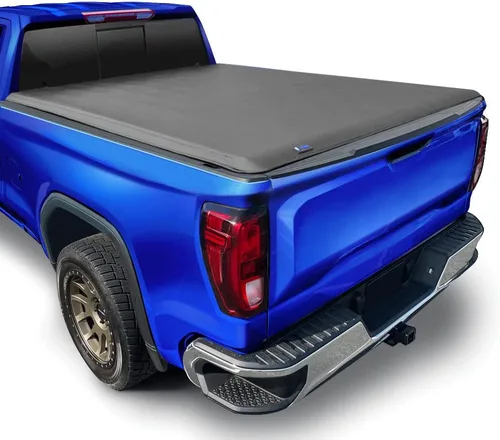 Vista 23 de Tyger Auto T3 - Funda de tonneau de triple pliegue suave para cama de camioneta, compatible con Chevy Silverado 2014-2018 / GMC Sierra 1500