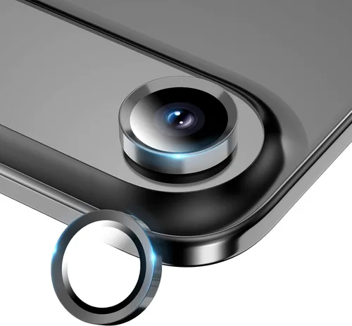 Vista 35 de Protector de lente de cámara para iPhone 17/16/16 Plus, Vidrio templado de metal Cubierta individual de lente de cámara [Anti-caída] Compatible