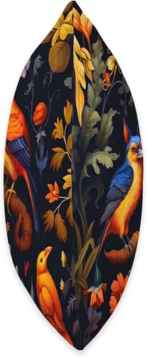 Vista 2 de DAG Fauna & Flora Dark Academia Art - Almohada (16 x 16 pulgadas), multicolor