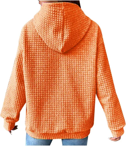 Vista 33 de SHAOBGE Sudaderas con capucha de gran tamaño para mujer, sudaderas con capucha para entrenamiento, suéteres casuales y cómodos trajes de moda