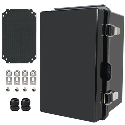 Vista 26 de Caja Eléctrica Impermeable para Exteriores Caja de Conexiones Resistente a la Intemperie IP67 Carcasa de Plástico ABS Caja de Proyecto