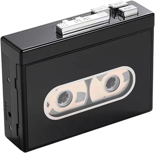 Vista 4 de Reproductor de casete retro convertidor USB directo para grabación mp3
