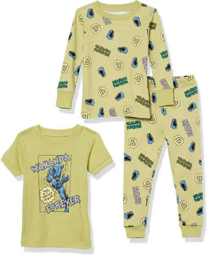Vista 15 de Amazon Essentials Boys Snug-Fit Pajama Sleep Sets, 3-Piece