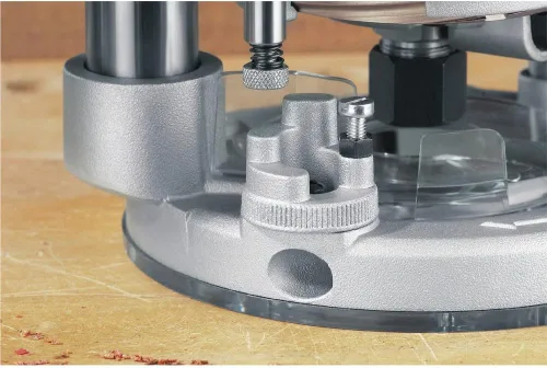Vista 5 de DEWALT DW618PK 12-AMP 2-1/4 HP y Juego de ranura de velocidad variable y de inmersión fija