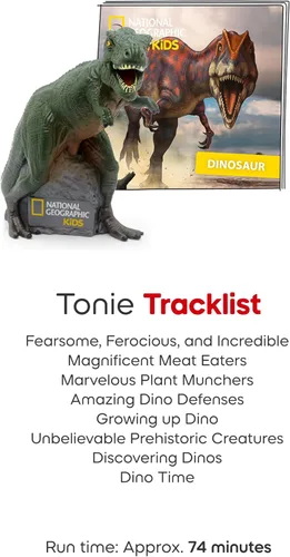 Vista 5 de Tonies National Geographic - Figura de juguete de dinosaurio
