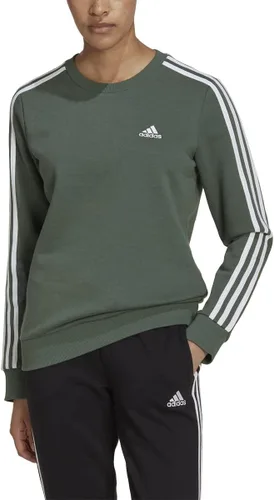 Vista 65 de adidas Sudadera Essentials de forro polar con 3 rayas para mujer