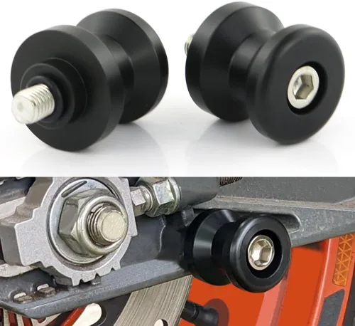 Vista 7 de Xitomer POM - Bobinas de plástico M6 con brazo oscilante para motocicleta, deslizadores, carretes M6, aptos para YZF R1/R6/R7, FZ1/FZ6/FZ8/FZ-09