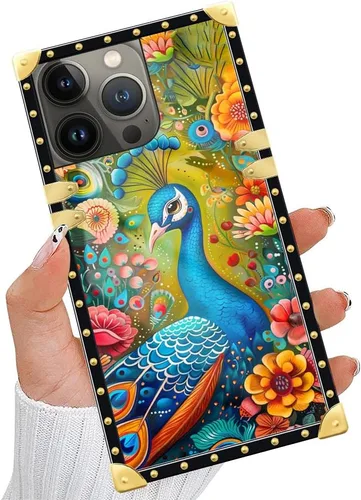Vista 8 de Funda compatible con iPhone 14 Pro Max (6.7 pulgadas), hermosa mariposa Flosers dorada, de lujo, suave TPU duro, parte trasera de policarbonato