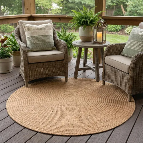 Vista 18 de Super Area Rugs Alfombra trenzada gris pequeña para puerta – Tejido lavable para fregadero de cocina, tapete gris sólido, ovalado, 20 x 30 pulgadas