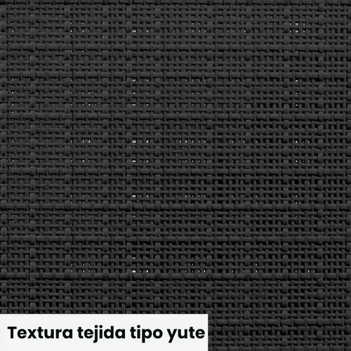 Vista 8 de Curver Juego de 6 cestas decorativas de plástico de yute mediano de 12 litros, para organización y almacenamiento, contenedores perfectos para Negro