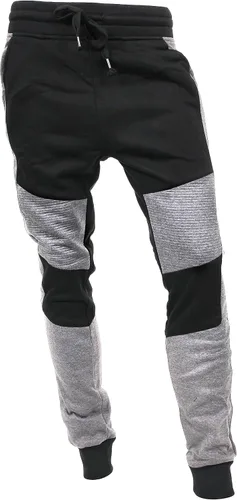 Vista 2 de Hat and Beyond - Pantalones de entrenamiento para hombre (forro polar, ajuste ajustado, casual, elástico)