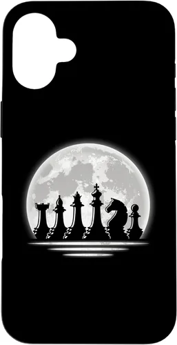 Vista 23 de Chess Design - Chess Figures Full Moon - Chess Case for iPhone 17