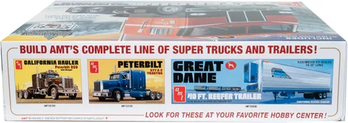 Vista 2 de AMT Peterbilt 352 Pacemaker COE 1:25 Kit de modelo a escala