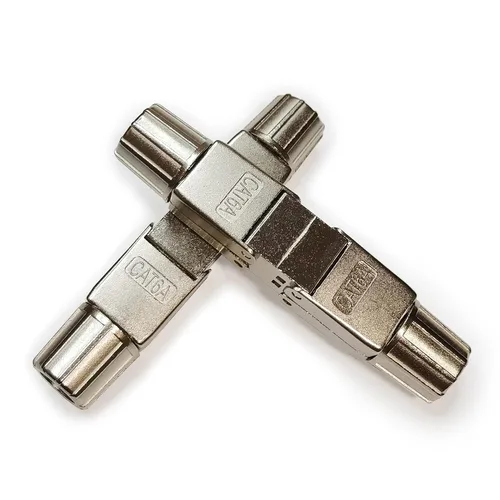 Vista 12 de Conectores RJ45 sin herramientas para reparación de campo de cables Ethernet y de red