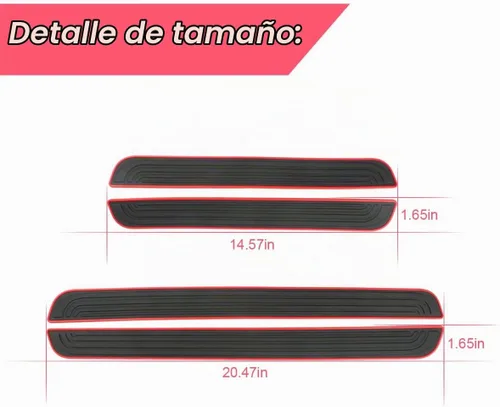 Vista 2 de 4 protectores de placa para umbral de puerta de automóvil, protectores de puerta de automóvil para umbral de umbral de puerta automática, protector