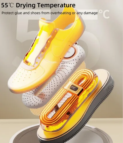Vista 4 de Secador Eléctrico de Zapatos Snowpea, Secador de Botas de Esquí, Calentador de Zapatos y Botas para Zapatillas Deportivas Sudadas con Temporizador