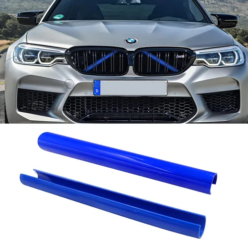 Vista 9 de Jaronx Compatible con insertos de parrilla BMW para series 2 5 6 7 X1 X2, F10 F11 F45 F12 F13 F01 F02 F48, Compatible con cubiertas envolventes