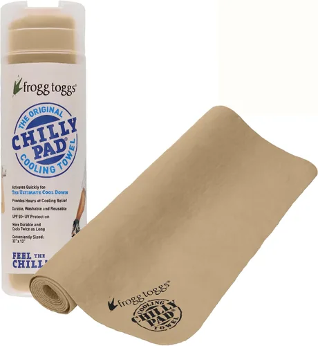 Vista 2 de FROGG TOGGS Chilly Pad, toalla de enfriamiento instantáneo, duradera, reutilizable, toalla de cuello para deportes y al aire libre 33x13