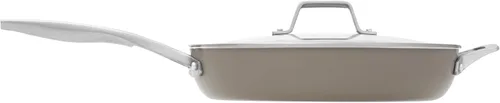 Vista 10 de Calphalon Premier - Sartén antiadherente de cerámica de 10 pulgadas, sartén de cerámica duradera para sellar, saltear, utensilios de cocina de larga