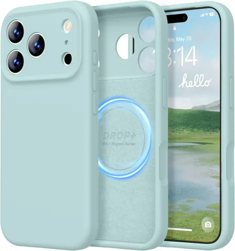 Vista 156 de LOVE 3000 Diseñada para Funda iPhone Air, Silicona Premium [Compatible con Magsafe][Forro de Microfibra Suave Anti-Rayones] Funda Protectora