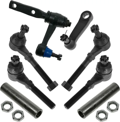 Vista 211 de TRQ Kit de dirección delantera con barra de acoplamiento de fuelle de piñón y cremallera compatible con Toyota Echo 2000-2005
