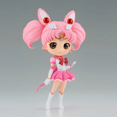 Vista 2 de Banpresto - Pretty Guardian Sailor Moon Cosmos La Película - Sailor Chibi Moon Eterno (ver. A), Figura Q Posket de Bandai Spirits