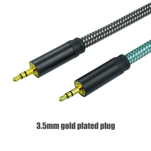 Vista 5 de Cable de micrófono hembra de 1/8 a XLR de 6.6 pies XLR hembra a estéreo de 0.138 in, cable auxiliar mini TRS, desequilibrado, trenzado de nailon